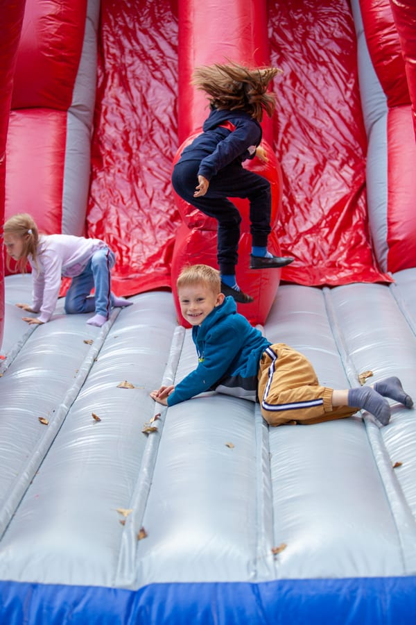 Jumping Castle hire — children jump on an inflatable rubber trampoline | Panda Party Hire Hire jumping castle — children jump on an inflatable rubber trampoline for parties and events in Johannesburg, Sandton and Randburg
